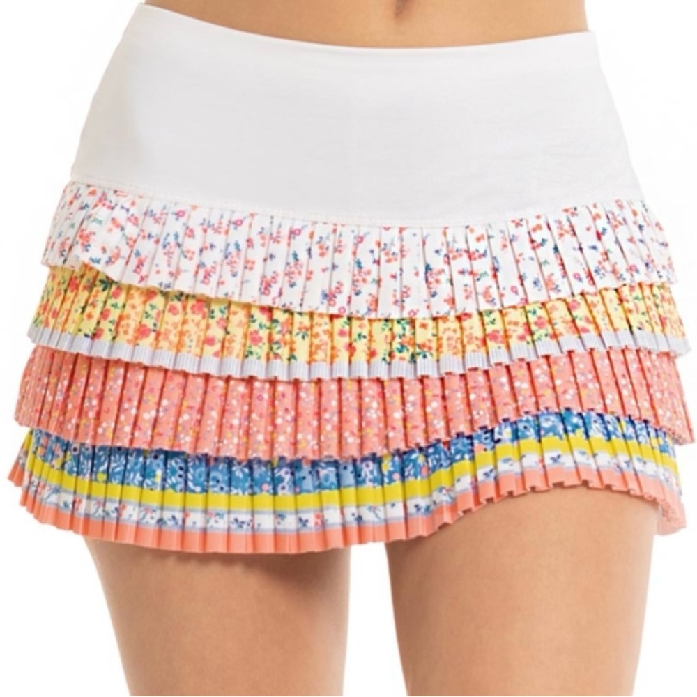 Lucky in Love Multicolor Floral Skater Skirt